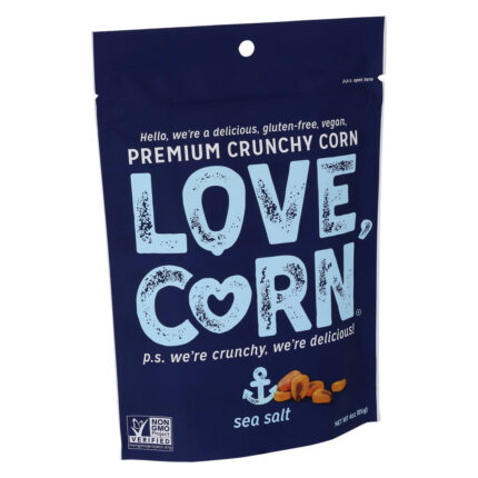Lvcorn Roasted Corn,Sea Salt 4 Oz