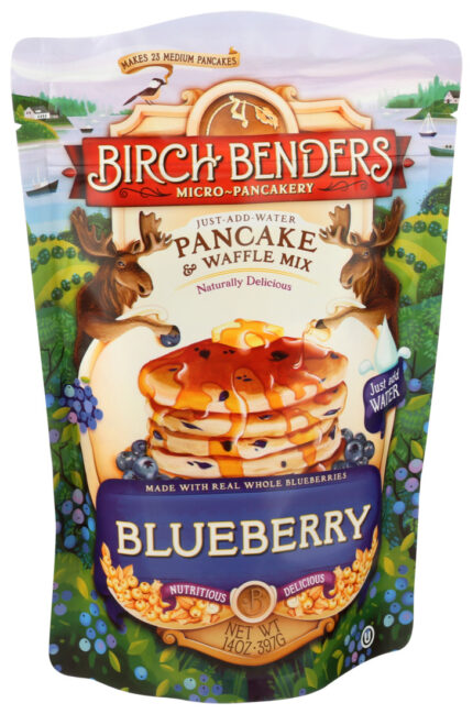 Bbend Panck&Wfl Mx,Cl Blueberry 14 Oz