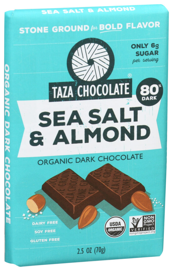 Taza Bar,Og2,Dk Choc,Ss&Almnd 2.5 Oz - Image 1