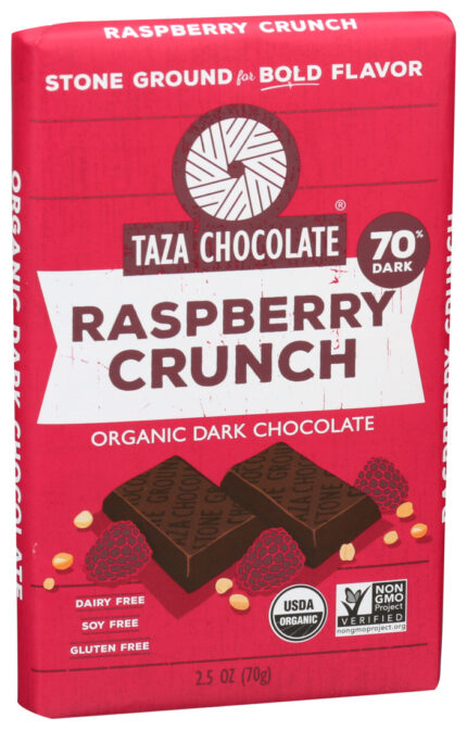 Taza Bar,Og2,Rasp Nib Crunch 2.5 Oz