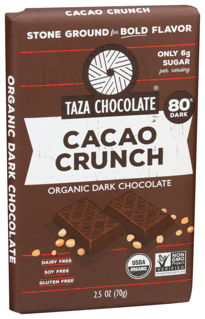Taza Bar,Og2,Cacao Nib Crunch 2.5 Oz - Image 1