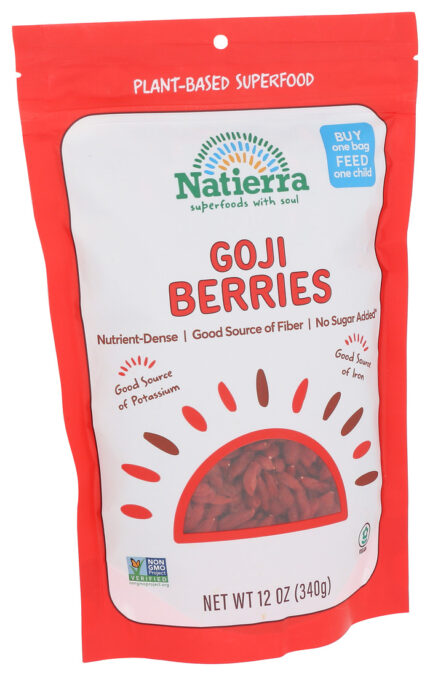 Natier Goji Berries,Raw,All Nat 12 Oz