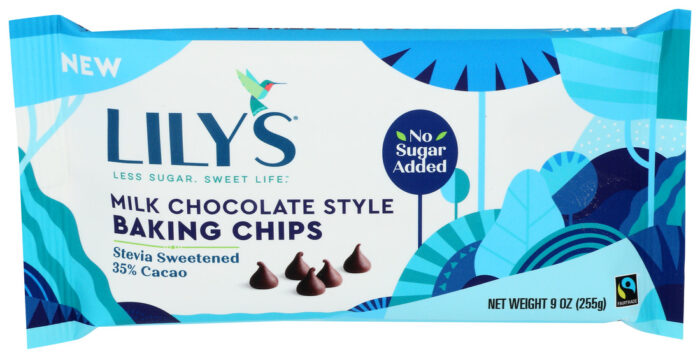 Lily'S, Baking Chips Milk Chocolate, Case Of 12, 9 Oz - Image 1