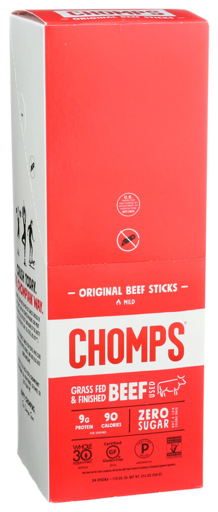 Chomps Beef Sticks,Original 1.15 Oz