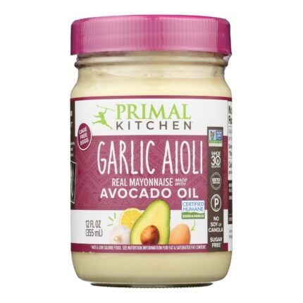 Primki Mayo,Garlic Aioli,Avo Oil 12 Fz