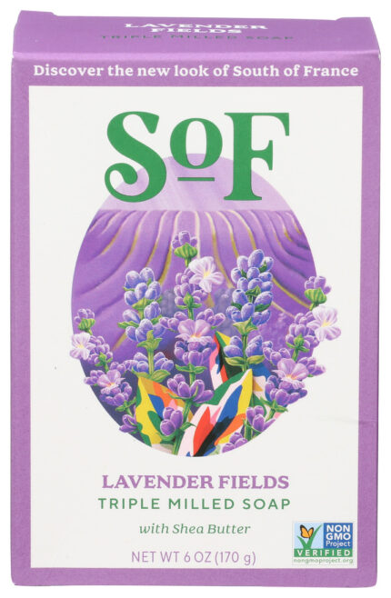 Southf Bar Soap,Lavender Fields 6 Oz