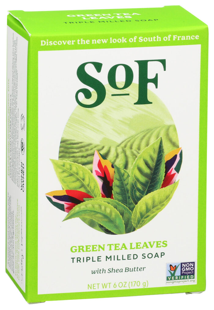 Southf Bar Soap,Grn Tea Leaves 6 Oz - Image 1