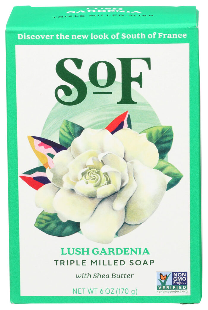 Southf Bar Soap,Lush Gardenia 6 Oz - Image 1