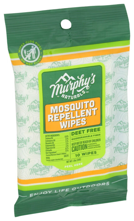 Murphy'S Naturals, Mosquito Repellent Wipes, Case Of 6, 10 Ct