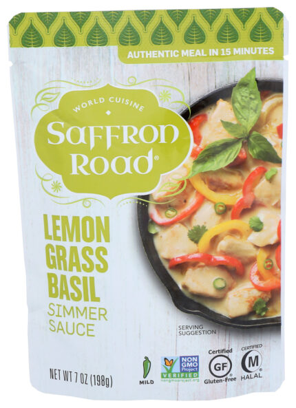 Saffrd Simmer Sce,Lmngrss Basil 7 Oz