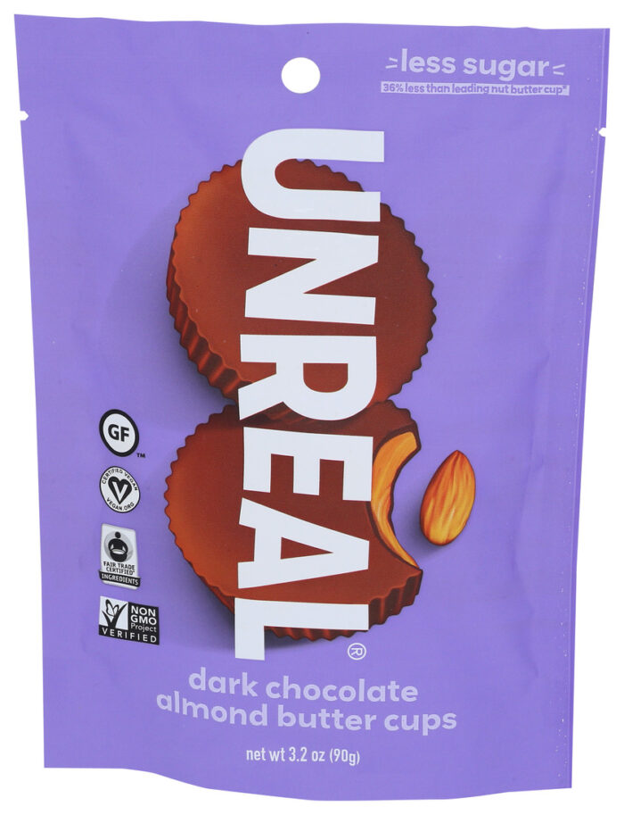 Unreal Cup,Drk Choc,Almond Btr 3.2 Oz - Image 1