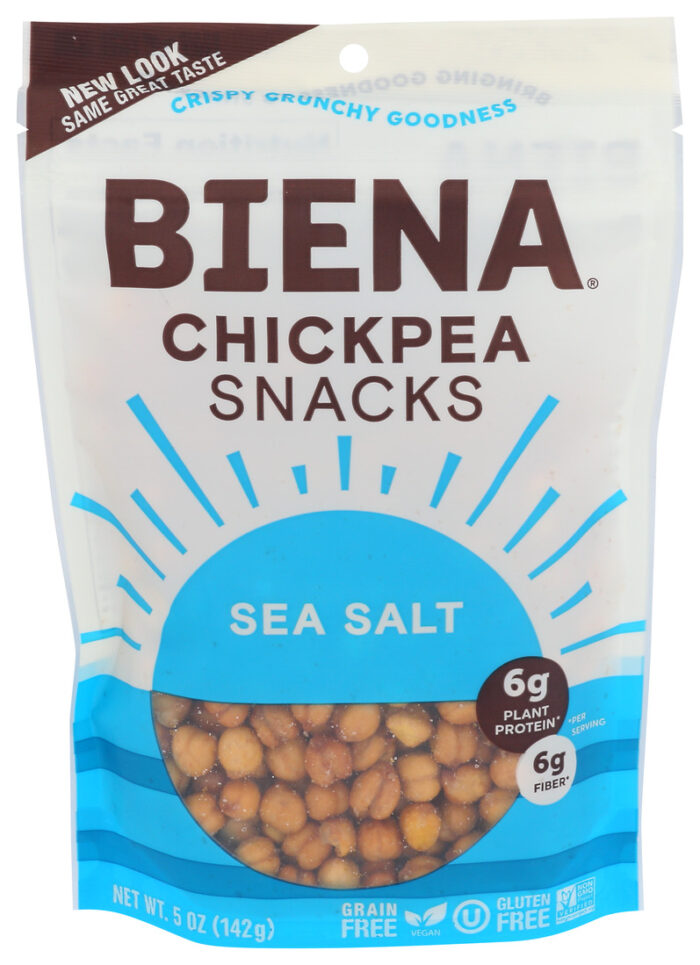 Biena Chickpea Snks,Sea Salt 5 Oz - Image 1