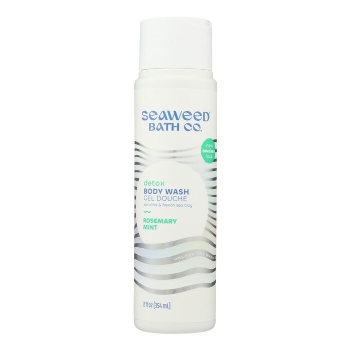 Seabth Detox Body Wash,Rsmry Mnt 12 Fz - Image 1