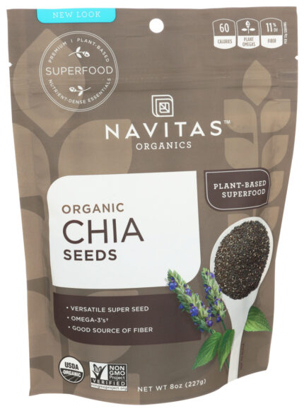 Naviog Chia Seeds,Og1 8 Oz