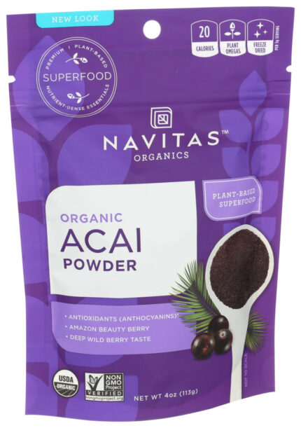 Naviog Acai Powder,Og2,Frz Dried 4 Oz