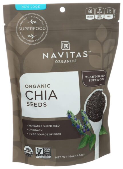 Naviog Chia Seeds,Og1 16 Oz