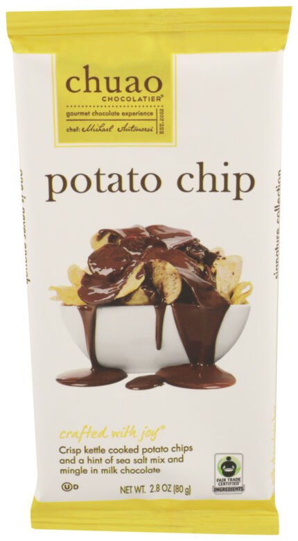Chuao Bar,Potato Chip In Choc 2.8 Oz
