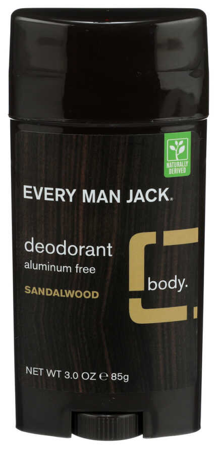 Every Deod,Alum Free,Sandalwood 3 Oz