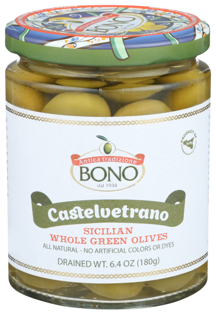 Bono Olives,Whole Green 6.4 Oz - Image 1