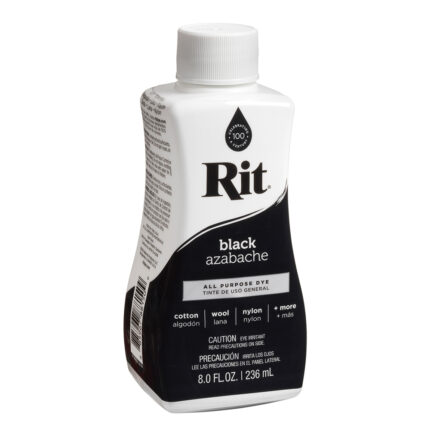 Rit Dye, Black Liquid, Case Of 3, 8 Fl Oz