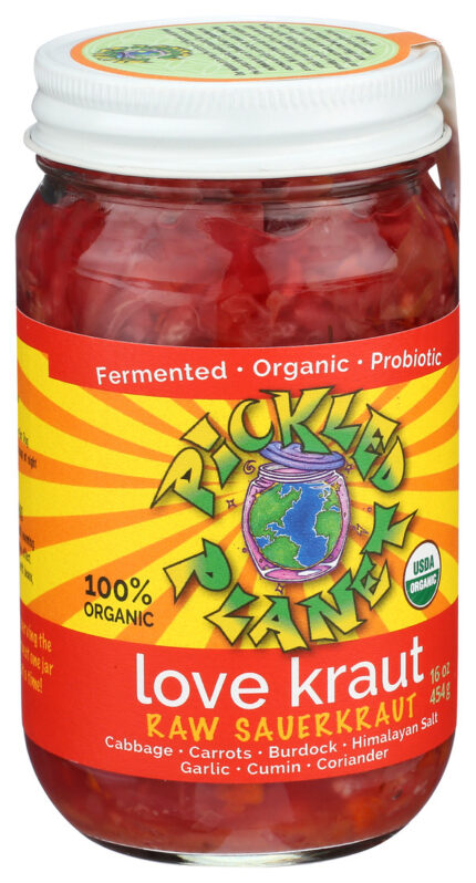 Pickld Raw Sauerk,Og1,Love Kraut 16 Oz