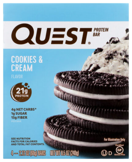 Quest Bar,Cookies & Cream 2.12 Oz