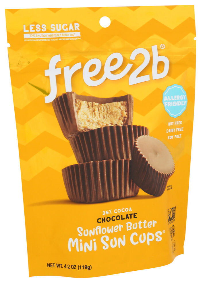 Free2B Sun Cups,Mini,Rice Choc 4.2 Oz - Image 1