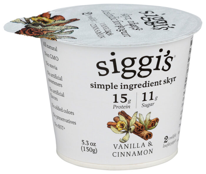 Siggis Yog,2%,Van Cinn,Skyr 5.3 Oz - Image 1