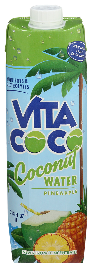Vitaco Coconut Water,Pineapple 1 Lt