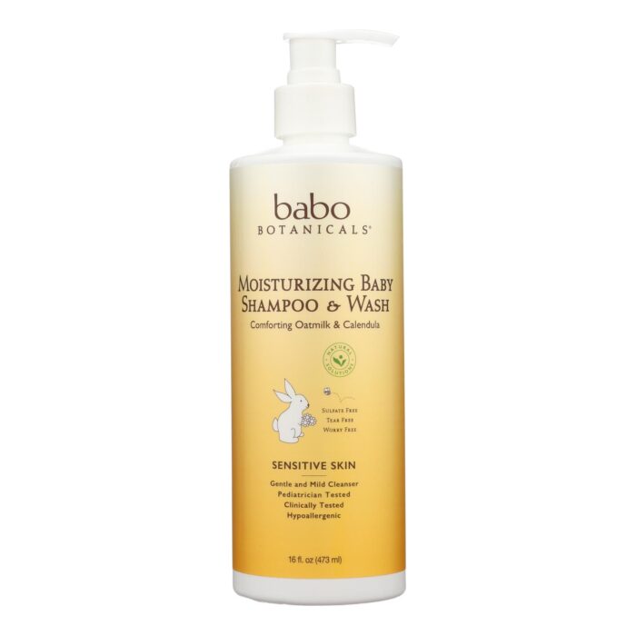 Babo Shampoo&Wash,Moisturizing 16 Fz - Image 1