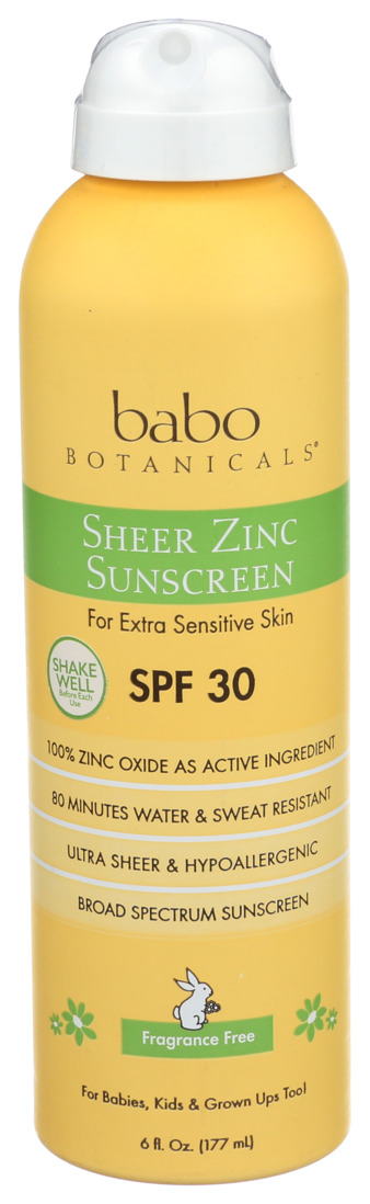 Babo Snscrn,Contin,Zinc,Spf30 6 Fz