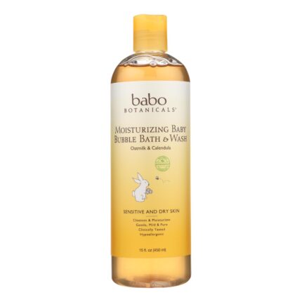 Babo Baby Bubble Bath,Oatmilk 15 Oz