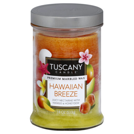 Tuscany Candle, Scented Jar Hawaiian Breeze, Case Of 4, 18 Oz