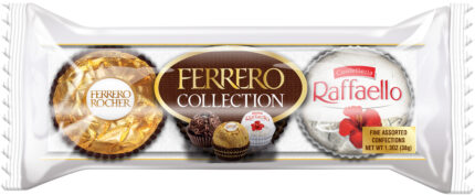 Ferrero Rocher, 3 Piece, Case Of 72, 1.14 Oz