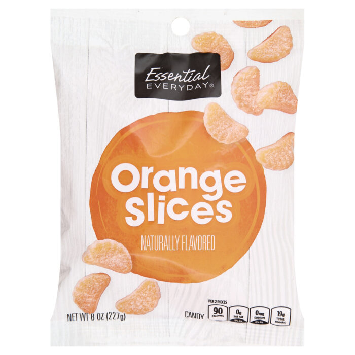 Essential Everyday, Orange Slices Candy, Case Of 12, 8 Oz - Image 1