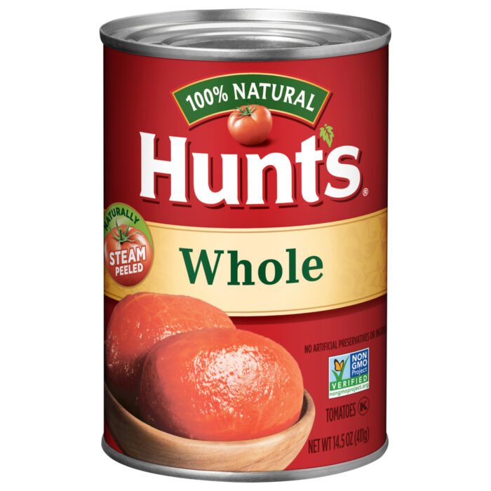 Hunt'S, Whole Peeled Tomatoes, Case Of 12, 14.5 Oz - Image 1