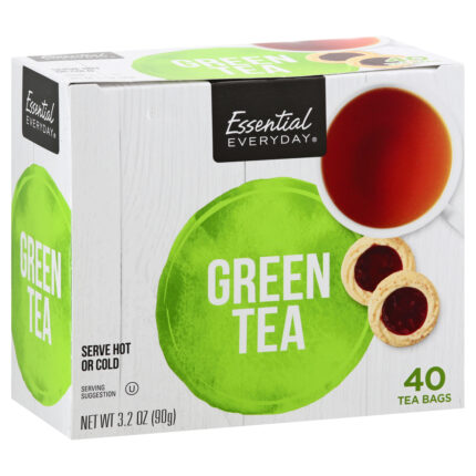 Essential Everyday, Green Tea, Case Of 12, 40 Ct