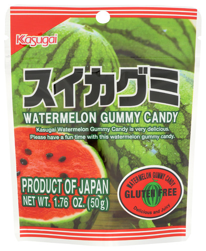 Kasugai Gummy Watermelon 1.76 Oz