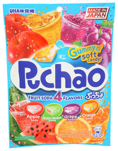 Uha Mikakuto Cndy Puchao Frt Sda 4 Flv 3.53 Oz