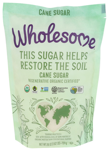 Wholesome Sugar Cane Regen Org Ft 26 Oz