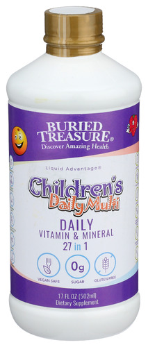 Buried Treasure Vit Complete Child Liq 16 Oz