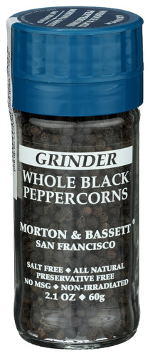 Morton & Bassett Grinder Peprcrn Whl Blck 2.10 Oz