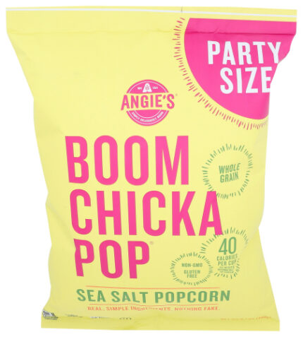Angies Popcorn Sea Salt Party Sz 6.70 Oz