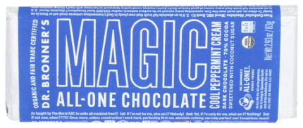 Dr Bronner Magic All-One Bar Choc Peprmnt Crm Org 2.93 Oz