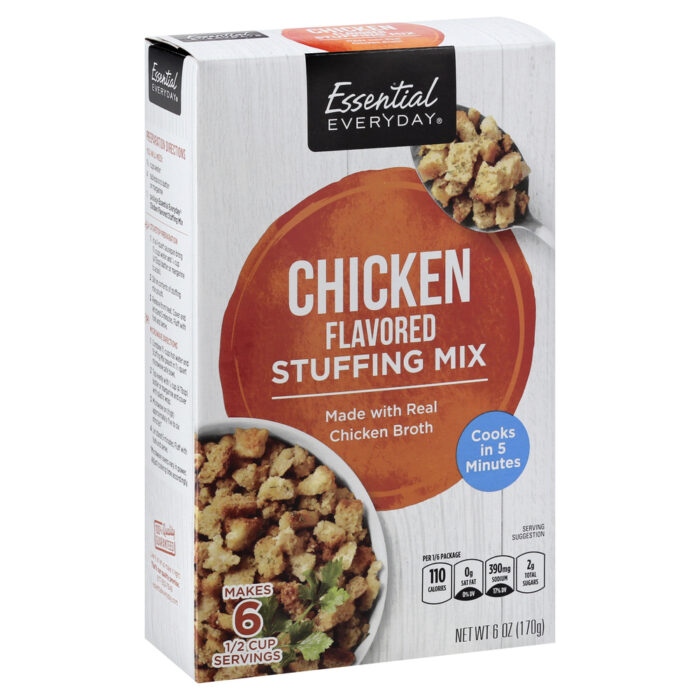 Essential Everyday, Chicken Flavored Stuffing Mix, Case Of 12, 6 Oz - Image 1