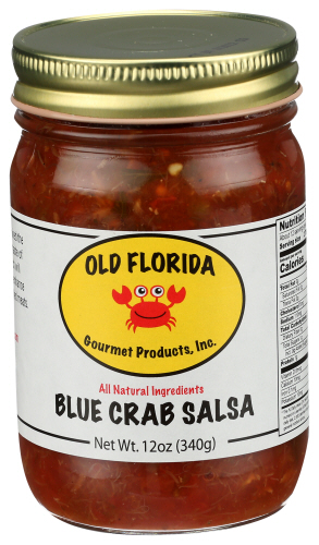 Old Florida Gourmet Salsa Blue Crab 12 Oz