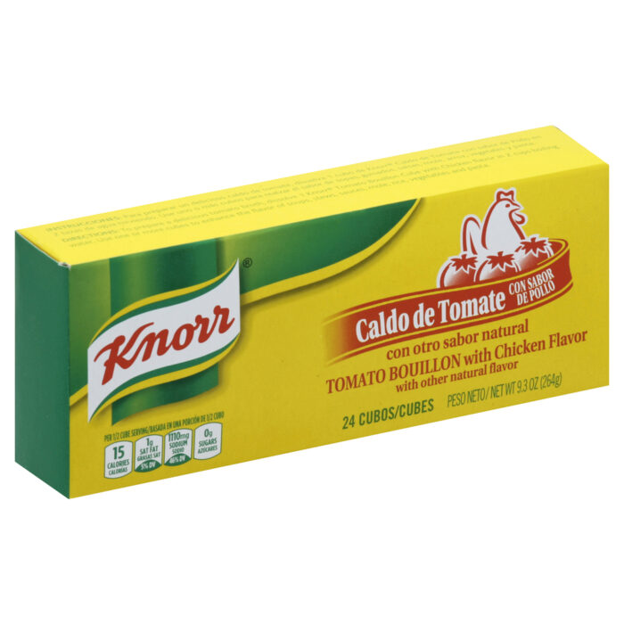 Knorr, Tomato Bouillon Chicken Flavor 24 Cubes, Case Of 36, 9.3 Oz - Image 1