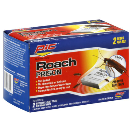 Pic, Roach Prison Traps, Case Of 12, 2 Ct
