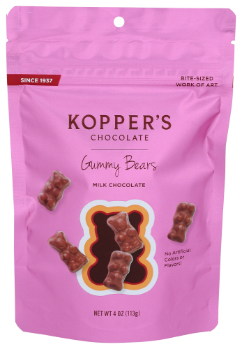 Bulk Eb Gummy Bears Mlk Choc 4 Oz