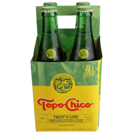 Topo Chico Watr Lime Twst 4P Glass 48 Oz